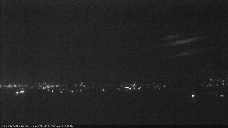 Lake Travis webcam, March 8, 2022 11:45 PM CT