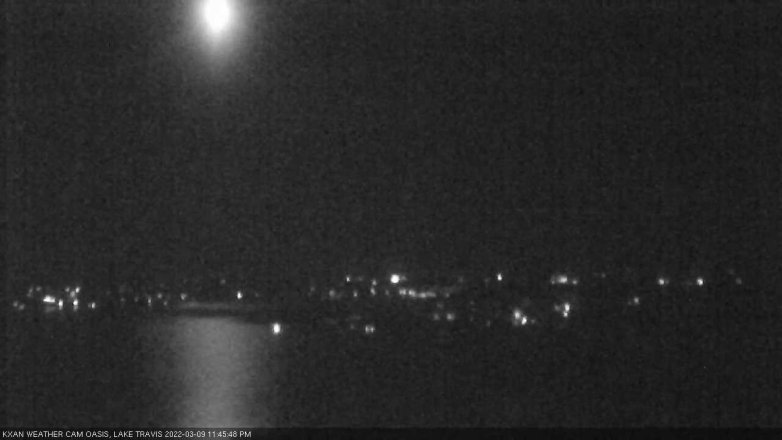 Lake Travis webcam, March 9, 2022 11:45 PM CT