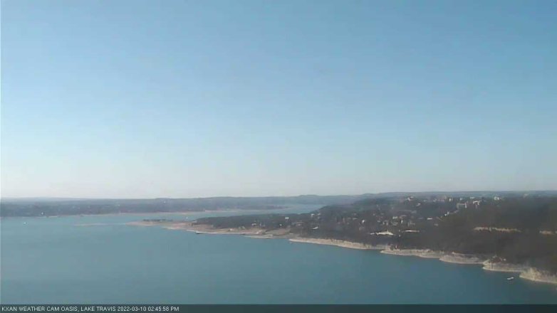 Lake Travis webcam, March 10, 2022 2:45 PM CT
