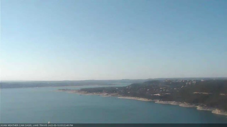 Lake Travis webcam, March 10, 2022 3:25 PM CT