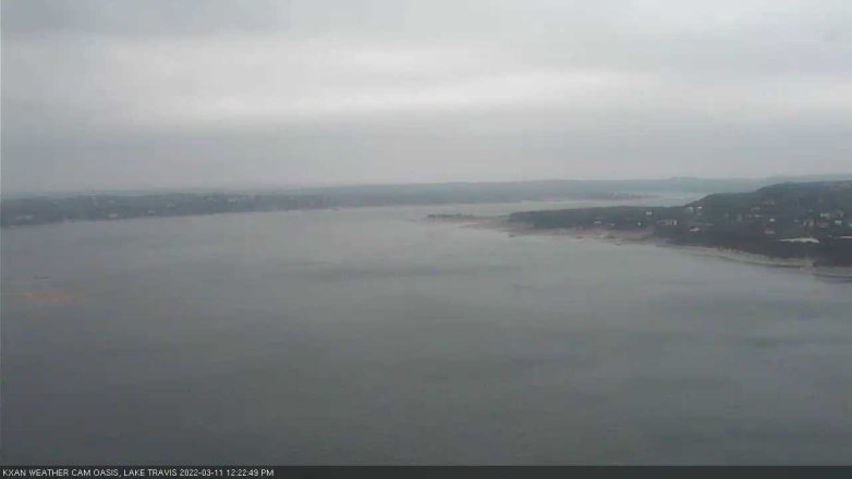 Lake Travis webcam, March 11, 2022 12:25 PM CT