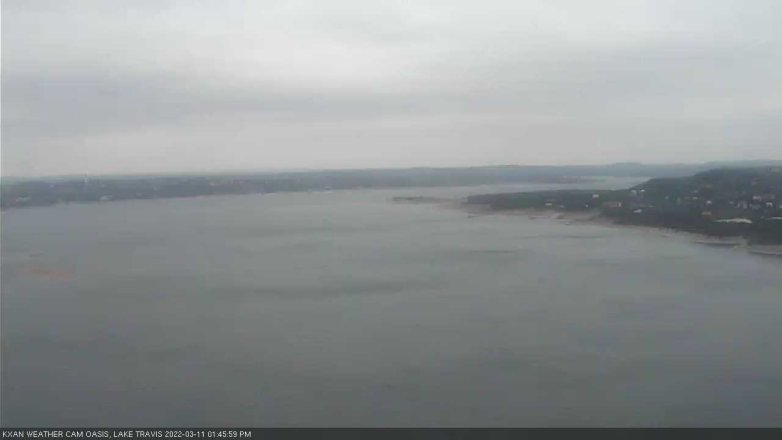 Lake Travis webcam, March 11, 2022 1:45 PM CT