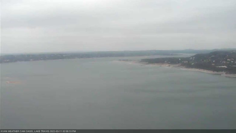 Lake Travis webcam, March 11, 2022 2:00 PM CT