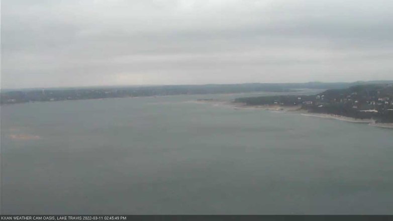Lake Travis webcam, March 11, 2022 2:45 PM CT