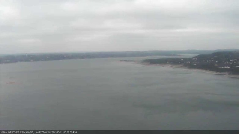 Lake Travis webcam, March 11, 2022 3:00 PM CT
