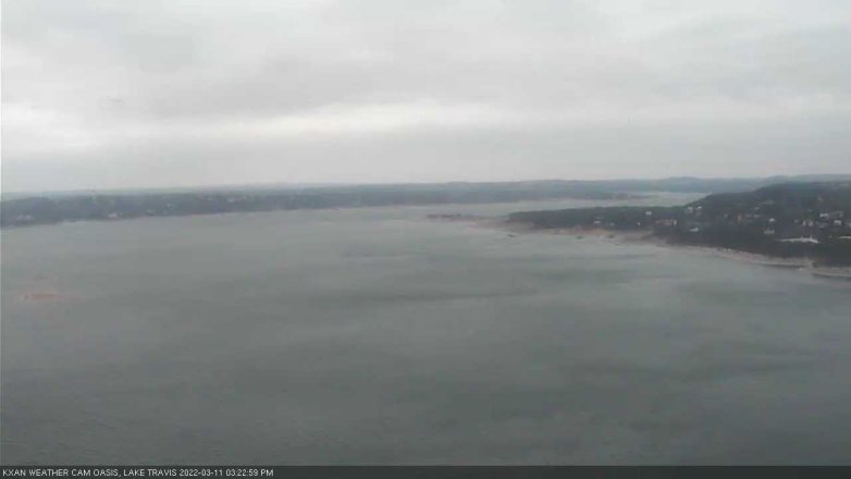 Lake Travis webcam, March 11, 2022 3:25 PM CT