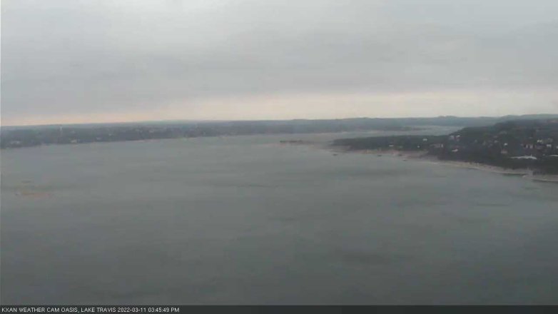 Lake Travis webcam, March 11, 2022 3:45 PM CT