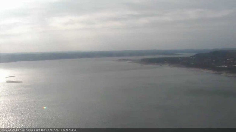 Lake Travis webcam, March 11, 2022 4:25 PM CT