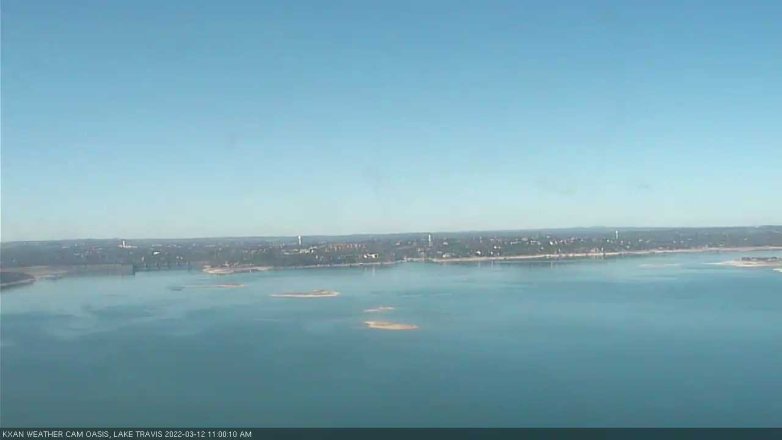 Lake Travis webcam, March 12, 2022 11:00 AM CT