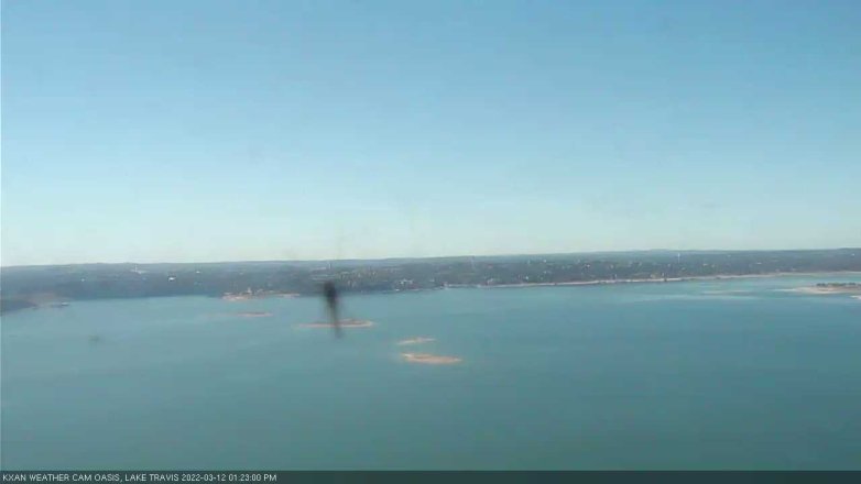Lake Travis webcam, March 12, 2022 1:25 PM CT