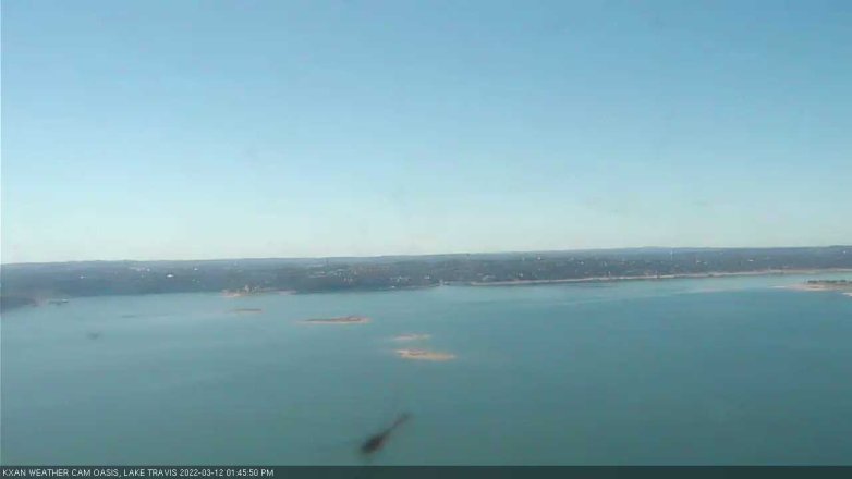 Lake Travis webcam, March 12, 2022 1:45 PM CT