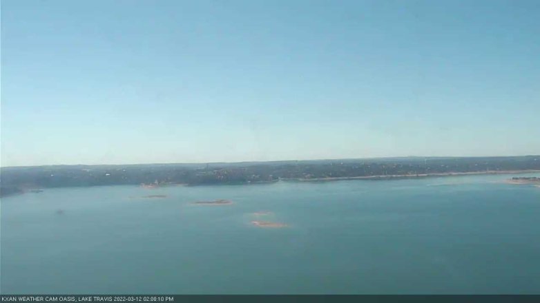Lake Travis webcam, March 12, 2022 2:00 PM CT