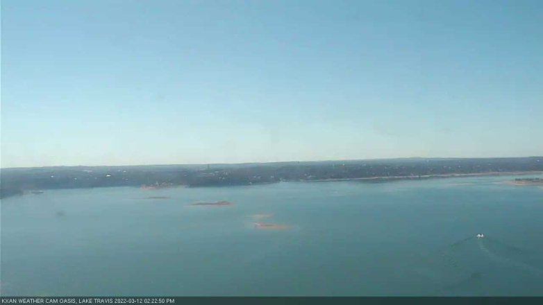 Lake Travis webcam, March 12, 2022 2:25 PM CT