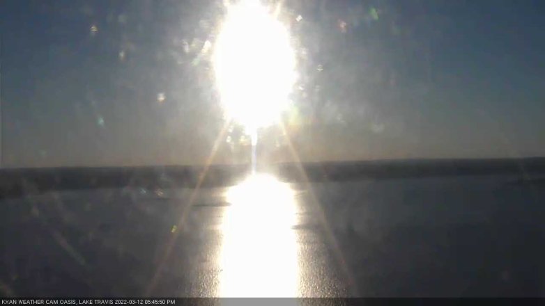 Lake Travis webcam, March 12, 2022 5:45 PM CT