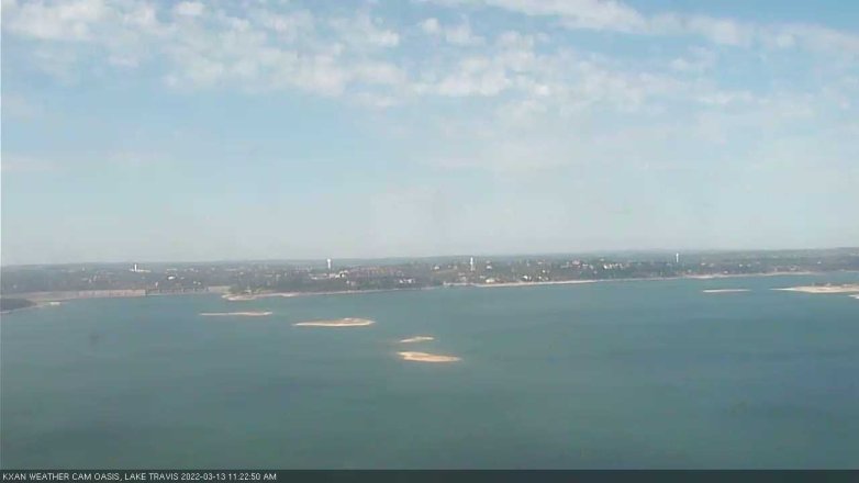 Lake Travis webcam, March 13, 2022 11:25 AM CT