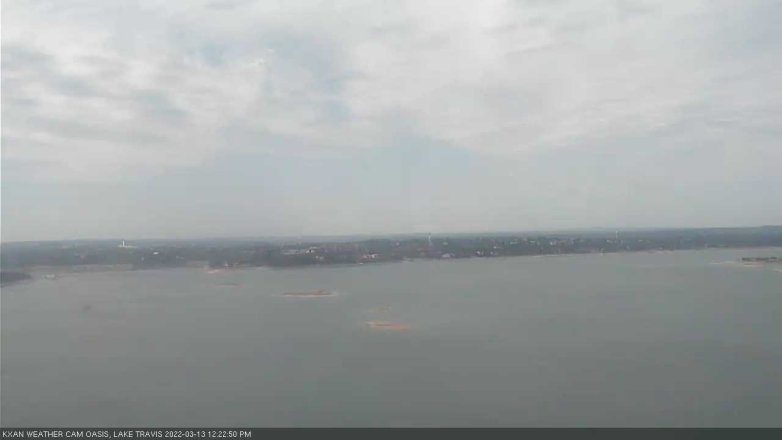 Lake Travis webcam, March 13, 2022 12:25 PM CT