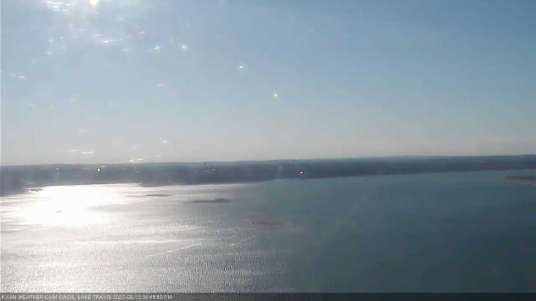 Lake Travis webcam, March 13, 2022 4:45 PM CT