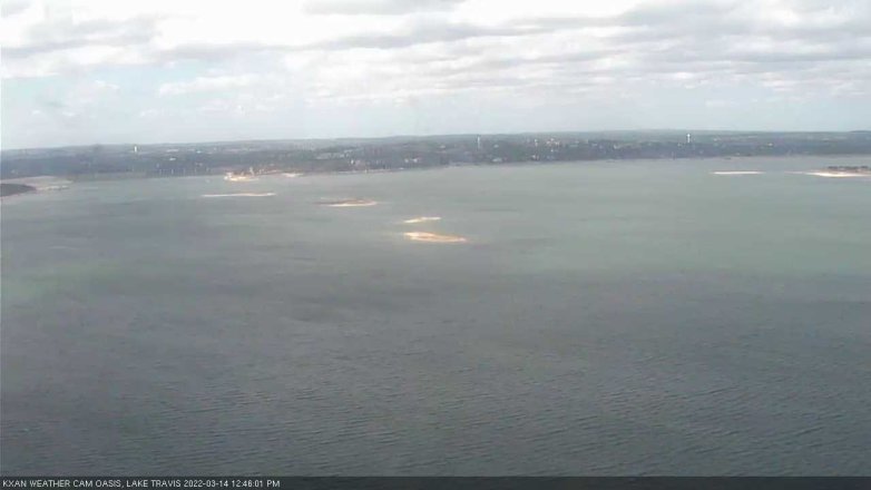 Lake Travis webcam, March 14, 2022 12:45 PM CT