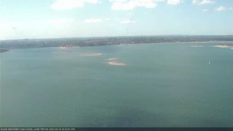 Lake Travis webcam, March 14, 2022 2:25 PM CT