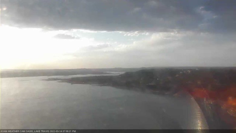 Lake Travis webcam, March 14, 2022 7:00 PM CT