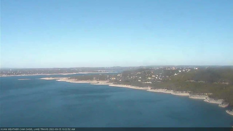 Lake Travis webcam, March 15, 2022 10:25 AM CT