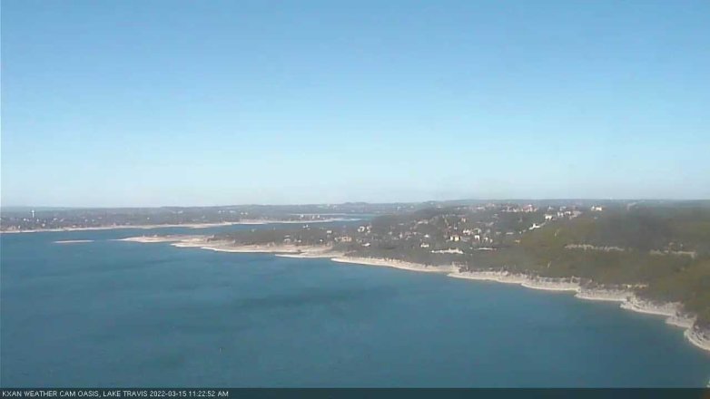 Lake Travis webcam, March 15, 2022 11:25 AM CT