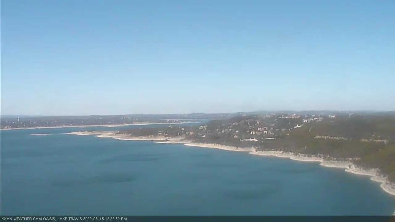 Lake Travis webcam, March 15, 2022 12:25 PM CT