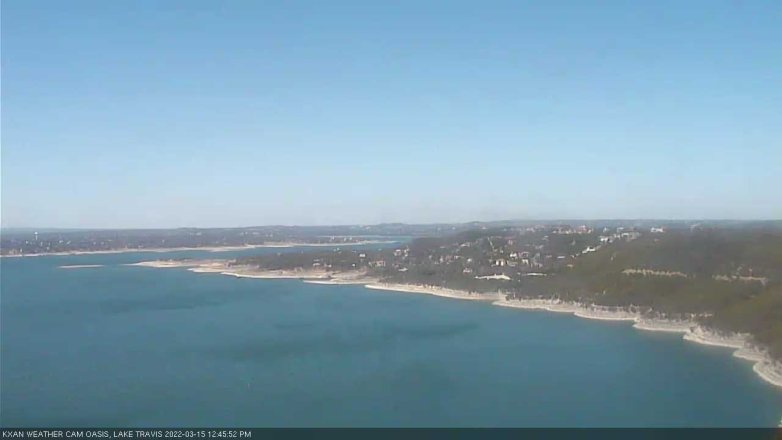 Lake Travis webcam, March 15, 2022 12:45 PM CT