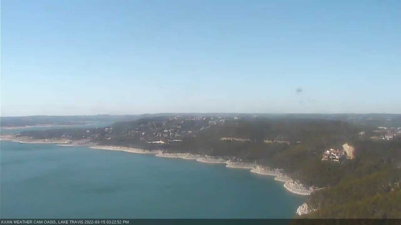 Lake Travis webcam, March 15, 2022 3:25 PM CT