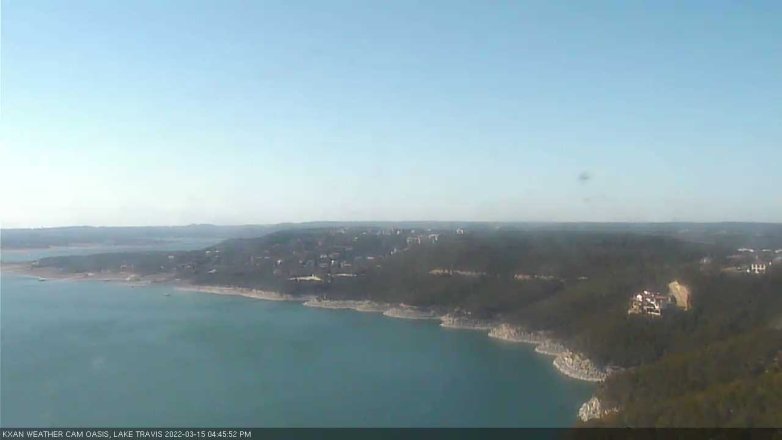 Lake Travis webcam, March 15, 2022 4:45 PM CT