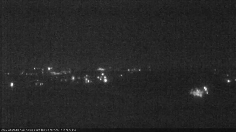 Lake Travis webcam, March 15, 2022 10:00 PM CT