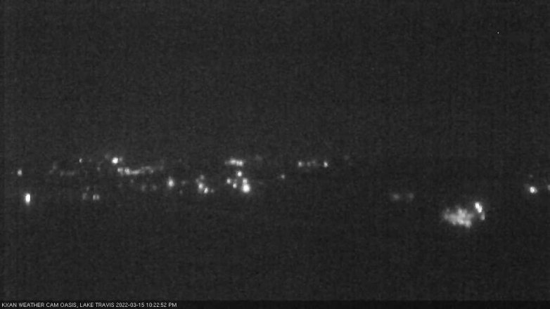 Lake Travis webcam, March 15, 2022 10:25 PM CT