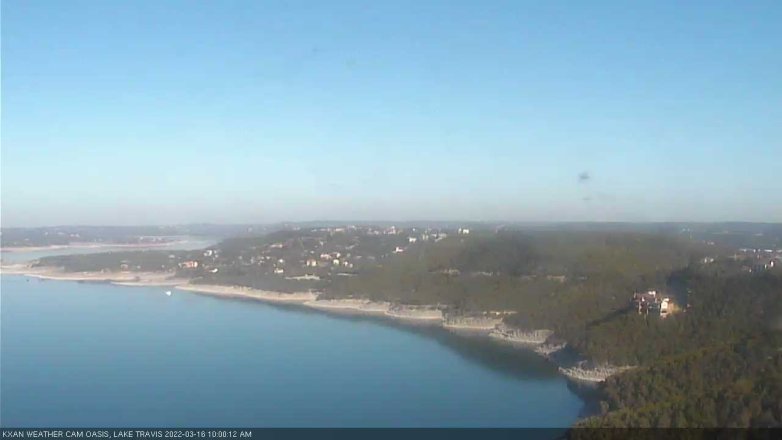 Lake Travis webcam, March 16, 2022 10:00 AM CT