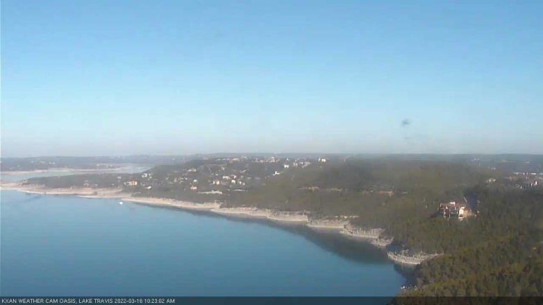 Lake Travis webcam, March 16, 2022 10:25 AM CT