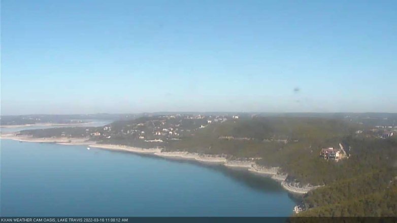 Lake Travis webcam, March 16, 2022 11:00 AM CT