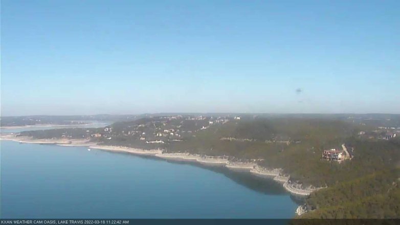 Lake Travis webcam, March 16, 2022 11:25 AM CT