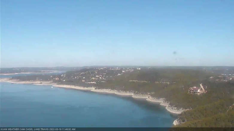 Lake Travis webcam, March 16, 2022 11:45 AM CT