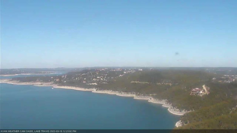 Lake Travis webcam, March 16, 2022 12:25 PM CT