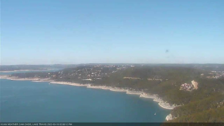 Lake Travis webcam, March 16, 2022 2:00 PM CT