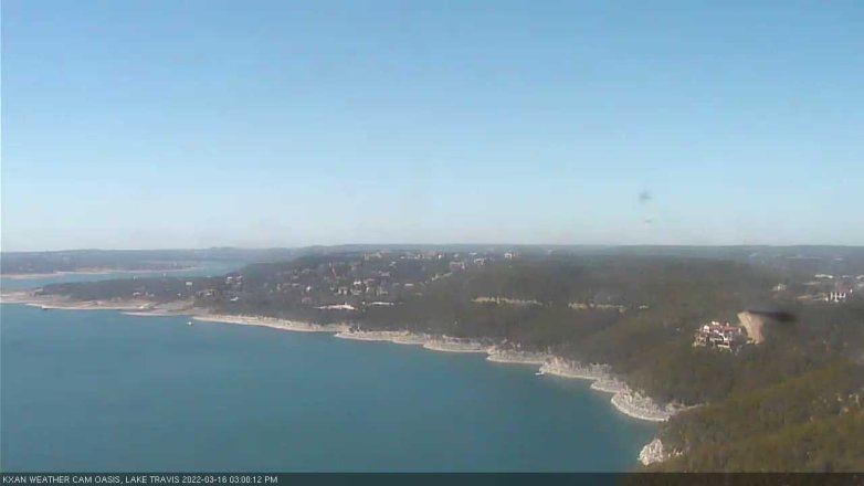 Lake Travis webcam, March 16, 2022 3:00 PM CT