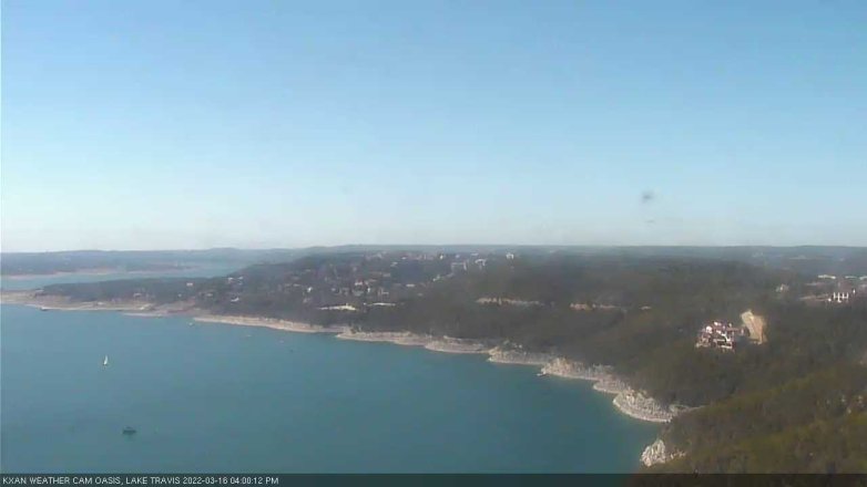 Lake Travis webcam, March 16, 2022 4:00 PM CT