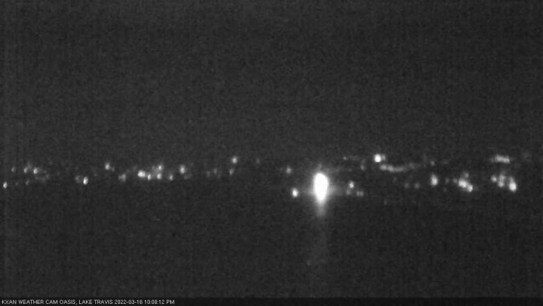Lake Travis webcam, March 16, 2022 10:00 PM CT