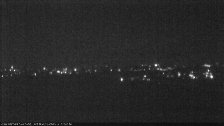 Lake Travis webcam, March 16, 2022 10:25 PM CT