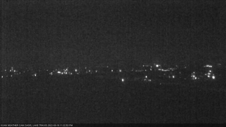 Lake Travis webcam, March 16, 2022 11:25 PM CT