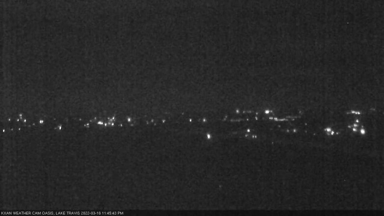 Lake Travis webcam, March 16, 2022 11:45 PM CT