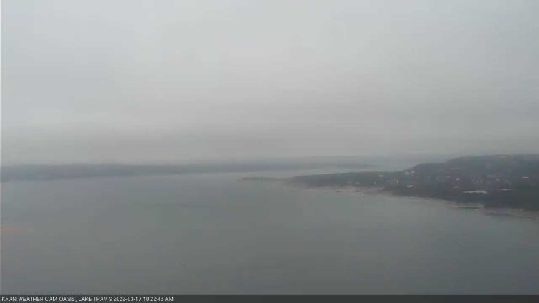 Lake Travis webcam, March 17, 2022 10:25 AM CT