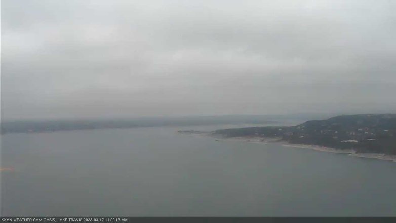 Lake Travis webcam, March 17, 2022 11:00 AM CT