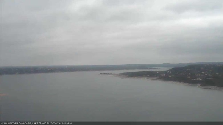 Lake Travis webcam, March 17, 2022 1:00 PM CT