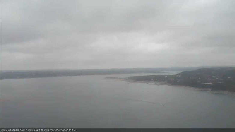 Lake Travis webcam, March 17, 2022 2:45 PM CT