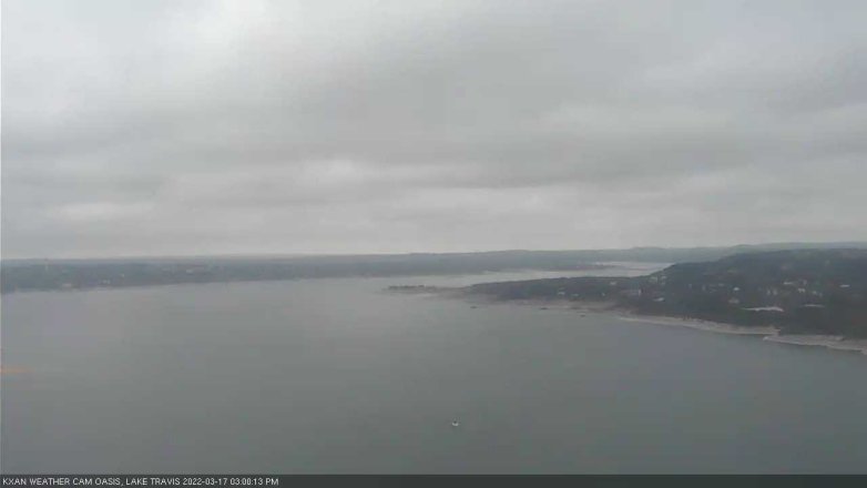 Lake Travis webcam, March 17, 2022 3:00 PM CT